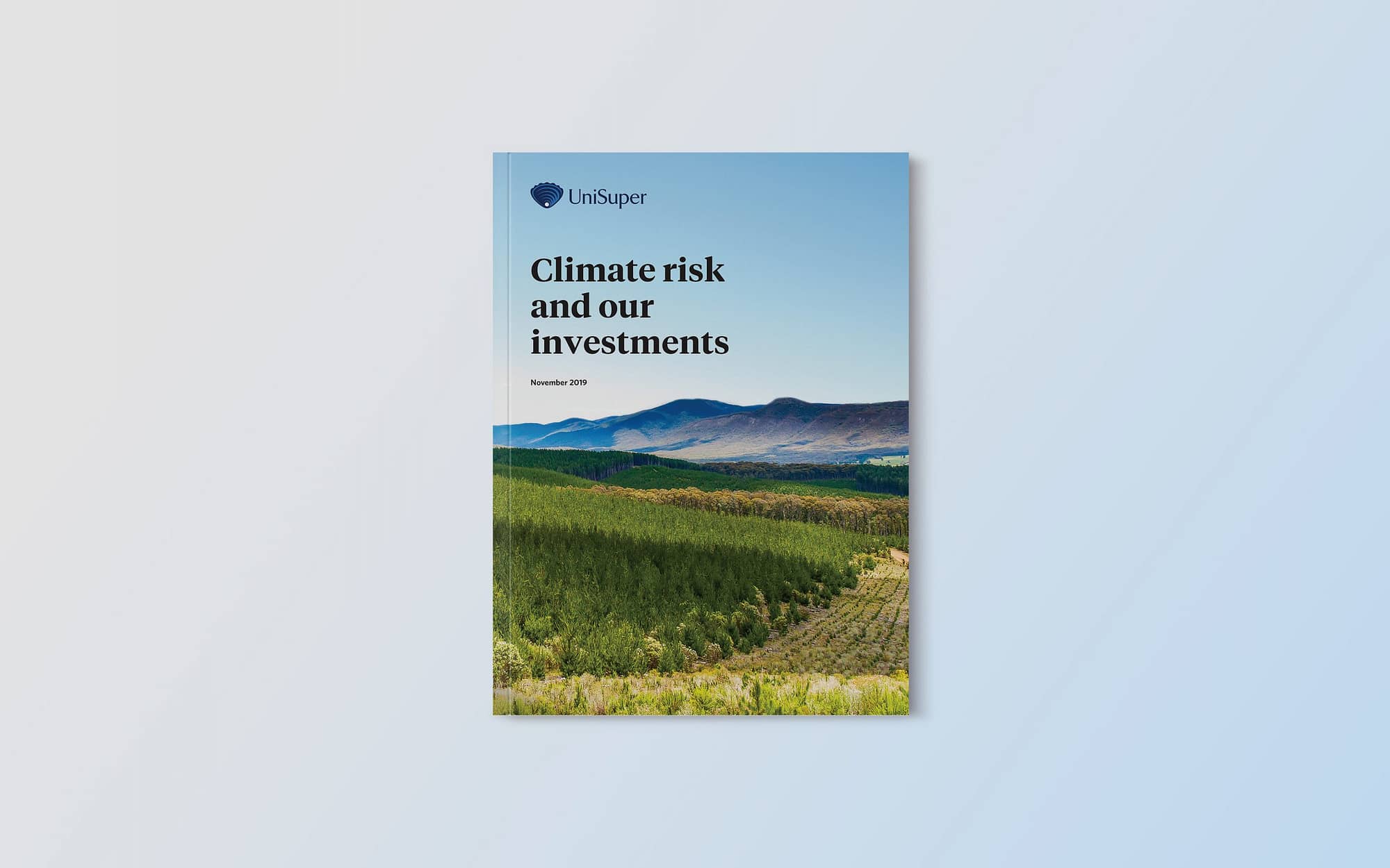 Unisuper Climate Risk report cover